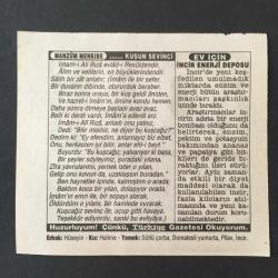 3 EKİM 1996 -TAKVİM YAPRAĞI-DOĞUM GÜNÜ HEDİYESİ-TÜRKİYE GAZETESİ TAKVİMİ,DOĞU VE BATI ALMANYANIN BİRLEŞMESİ 1990,MUDANYA KONFERANSİ,1922,KUŞUN SEVİNCİ,İNCİR ENERJİ DEPOSU