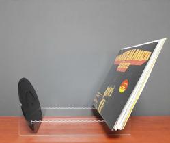 Modern Tasarım Lüks Plaklık, Plak Stand, Plak Rafı, 33'lük ve 45'lik Plaklar İçin Uyumlu