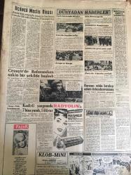 YENİ SABAH GAZETESİ 7 OCAK 1961 YIL :23 SAYI : 7841---Kurucu Meclis Açıldı ---Gürsel in  mesajı --İkinci Cumhuriyete Açılan Kapı --MBK dün 5 önemli kanunu kabul etti ---Gökay ,dün  yeraltı  camiinde  dua etti ----Salim Başol  Menderes  'e  Ne diye hadise çıkarırsın  sonu  böyle olur  işte dedi ---Sosyal  Cumhuriyet :Siyavuşgil ---Facianın  kahramanları  Arşidük  Rodolhe  ile  sevgilisi Marie  Vetsera  kardeş  miydi ?---Sinemalar ,Tiyatrolar ,Radyo Programları ---Kalbi akümülatör  çalışan  adam  hayatından  çok memnun ---Sinema : 400 Darbe ,Ölüm Korkusu,---Cezayir  de Referandum  sakin  bir şekilde  başladı ---Kadirli  yangınında 7 bina yandı ,1 ölü var ----Subaylar  yardımlaşma kanunundan memnun---Lig Lideri Galatasaray  Çek  Tatran  Karşısında ---Ordu Takımımız dün kati  şeklini  aldı ---Bulgar İkinci Levski Dün Geldi ---Galatasaray Bugün ,Fenerbahçe  Yarın  Kongre  Yapacak ---Basketbolda  Moda D.Şafaka Oynuyor ---Ankara  nın  dev takımı :Gençlerbirliği ----