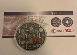 Türkiye Cumhuriyeti'nin 100.Yılı Gümüş Okside Hatıra Parası