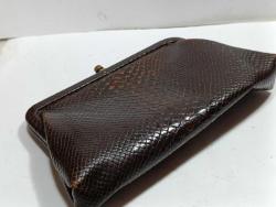 P57------1960'LAR YILAN DERİSİ KADIN ÇANTASI