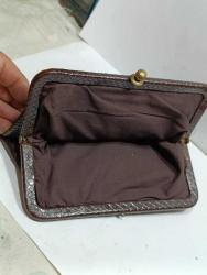 P57------1960'LAR YILAN DERİSİ KADIN ÇANTASI