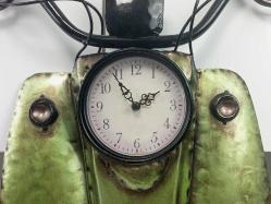 Eskilerden Tümüyle El Yapımı Motosiklet Duvar Saati