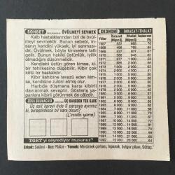 14 ARALIK 1996 -TAKVİM YAPRAĞI-DOĞUM GÜNÜ HEDİYESİ-TÜRKİYE GAZETESİ TAKVİMİ,ALMAN ZIRHLİSİ GRALF VAN SPEE NİN İNTİHARI,1939,AMUNDSENİN GÜNEY KUTBUNU KEŞFİ,ÖVÜLMEYİ SEVMEK,İHRACAT İTHALAT