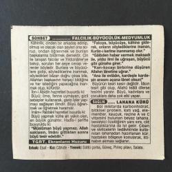 17 ARALIK 1996 -TAKVİM YAPRAĞI-DOĞUM GÜNÜ HEDİYESİ-TÜRKİYE GAZETESİ TAKVİMİ,HAVA KİRLİLİĞİYLE SAVAŞ HAFTASI,MEVLANA CELALEDDİNİ RUMİ NİN VEFATI 1273,FALCILIK BÜYÜCÜLÜK MEDYUMCULUK,LAHANA KÜRÜ