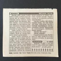 28 ARALIK 1996 -TAKVİM YAPRAĞI-DOĞUM GÜNÜ HEDİYESİ-TÜRKİYE GAZETESİ TAKVİMİ,İSTANBUL İZMİT ANADOLU OTOYOLUNUN AÇILIŞI 1984,İSKENDERUN DEMİR ÇELİK FABRİKASININ AÇILIŞI 1975,MEZHEB İMAMI