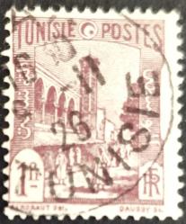 +++ RF TUNUS CAMİ ve ÇARŞI  1926   1F  - DAMGALI