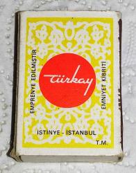 17626-TÜRKAY KİBRİT-KİLİM DESENİ*KISMEN DOLU*KENDİ ORJİNAL KİBRİTLERİDİR**