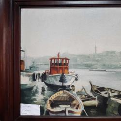 Osman Kehri İmzalı Haliç Tablosu