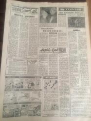 YENİ SABAH GAZETESİ  23 EKİM 1961 YIL :24 SAYI :8122---İhtilaf bütün AP teşkilatına yayıldı ---CKMP liler  içinde  de  ihtilaf var ----CHP ilk  ödev huzuru temin etmektir diyor --Mısır da çok geniş çapta tevkiflere başlanıldı --Başgil 'i  karşılamak  için 500 AP 'li  dün  İstanbul a gelmişti ---İtalya dan  soğuk  dalgası  geldi ---Bir  hukuk  öğrencisi  dün karısını  öldürdü ---Tiyatrolarımız :Siyavuşgil ---Tarihi  köşkler  harap  oluyor ---Sinemalar ,Tiyatrolar  Radyo Programları ---Adenaver  Başkan  olmayı garantiledi ---İnsan cenini suni  yoldan  büyütüldü --Son seçimlerin  dış  basınındaki akisleri ---Kaçırdıkları taksiyi bir  hendeğe  devirdiler ---Feriköy  : 0 PTT: 0---Ankara da İzmir takımları  galip --Galatasaray  namağlup Altınordu yu  2-0 yendi ----Göztepe :2 Ş.Hilal : 0 İzmirSpor :3 A.Gücü :1---Milliler bugün  kampa giriyor --Fenerbahçe 3-0  mağlup ---B. Milletler  bir kere daha acze düştü ---Kruşçef Stalincilerle  çatıştı ---CHP ilk  ödev huzuru  temin  etmektir  diyor ---