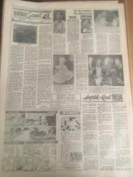 YENİ SABAH GAZETESİ   22 EKİM 1961 YIL :24 SAYI :8121---MBK ve Gümüşpala ,Gürsel de ısrar ediyor --Başgili isteyenlere karşı Gümüşpala AP den İstifa ederim dedi ---Elektriğe zam kabul  edilmedi ----Öfkeli İngiliz Kruşçef e  ihtar vermek istedi ---Kızımı kaçıran iade  etsin  20 bin  lirayı  ona veririm ---Komünist blokta kaynaşma var --Şemsettin Günaltay în  cenazesinde İnönü ağladı ---Yanlış adres :Siyavuşgil --Kızkulesine  büyük  radar konulacak ---Sinemalar ,Tiyatrolar ,Radyo Programları --İstanbullular  kimin vali olmasını  istiyor ?---Mısır Zenginlere Karşı Harp İlan Etti ---Serbestte Rusya 'yı 2-1 yenebildik --Galatasaray  PTT 'yi  ikinci devre mağlup etti: 2-0 --Norveç ve Rusya Kadrosu  Açıklandı ---Altay :2 D.Spor : 2---Iz.Spor la Şekerhilal berabere kaldılar --Feriköy :1 Altınordu : 1 ---G.Birliği K.Yakayı  rahat yendi :3-1--- Basketbolda  İTU ve Fenerbahçe  galip geldiler ---