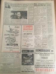 YENİ SABAH GAZETESİ   22 EKİM 1961 YIL :24 SAYI :8121---MBK ve Gümüşpala ,Gürsel de ısrar ediyor --Başgili isteyenlere karşı Gümüşpala AP den İstifa ederim dedi ---Elektriğe zam kabul  edilmedi ----Öfkeli İngiliz Kruşçef e  ihtar vermek istedi ---Kızımı kaçıran iade  etsin  20 bin  lirayı  ona veririm ---Komünist blokta kaynaşma var --Şemsettin Günaltay în  cenazesinde İnönü ağladı ---Yanlış adres :Siyavuşgil --Kızkulesine  büyük  radar konulacak ---Sinemalar ,Tiyatrolar ,Radyo Programları --İstanbullular  kimin vali olmasını  istiyor ?---Mısır Zenginlere Karşı Harp İlan Etti ---Serbestte Rusya 'yı 2-1 yenebildik --Galatasaray  PTT 'yi  ikinci devre mağlup etti: 2-0 --Norveç ve Rusya Kadrosu  Açıklandı ---Altay :2 D.Spor : 2---Iz.Spor la Şekerhilal berabere kaldılar --Feriköy :1 Altınordu : 1 ---G.Birliği K.Yakayı  rahat yendi :3-1--- Basketbolda  İTU ve Fenerbahçe  galip geldiler ---