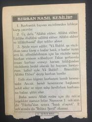 2 ŞUBAT 2004 -TAKVİM YAPRAĞI-DOĞUM GÜNÜ HEDİYESİ-BİZİM ANADOLU TAKVİMLERİ,KURBAN BAYRAMI 2.GÜN,KURBAN NASIL KESİLİR