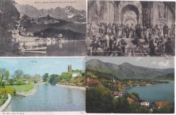32 ADET KARTPOSTAL LOTU HARİKA HEYKEL VE MANZARA FOTO YABANCI