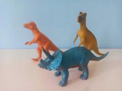 Dinozor Figürleri Oyuncak Lotu 3 Adet