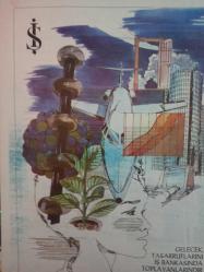 9 Eylül 1981 - Gelecek, tasarruflarını İş Bankası'nda Toplayanlarındır - Türk Sporunda Altın Madalya Kazanan Futbolcular - Veli Ballı 12. Oldu - Cemil Turan - Turgay Şeren - Faruk Karadoğan - Lefter Küçükandonyadis fotoğraf ve haberi - Gazete haberi - Tek Yaprak Arkalı Önlüdür