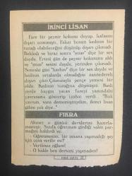 22 MART 2004 -TAKVİM YAPRAĞI-DOĞUM GÜNÜ HEDİYESİ-BİZİM ANADOLU TAKVİMLERİ,ÇALDIRAN SEFERİ 1514,İKİNCİ LİSAN,FIKRA
