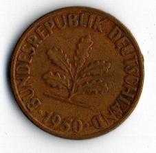 Almanya 1 Pfennig 1950-G (Mp1491)