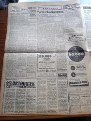 Cumhuriyet Gazetesi - 20  Ağustos 1959 - Ortadirek Yazan Yaşar Kemal Yazı Dizisi - Uluç Ali Yazan Halikarnas Balıkçısı Yazı Dizisi - Nadir Nadi Köşe Yazısı - Türk Lideri Rauf Denktaş - Kıbrıs'ta Türk Yunan İhtilafı Genişliyor - Amerikalı Şarkıcı Frank Sinatra Ankara'da Bir Gece Kaldı -  Ford Türkiye'de Montaj Fabrikası Kuracak - Araplar Türk Sigara ve Tütününü Boykot Edecekler - Tevfik Fikreti Anarken Yazan Hasan Ali Yücel - Dünyanın En Büyük Viyolonselisti Pablo Casals Anlatıyor - Burhan Felek Köşe Yazısı - Aziz Nesin'in Yeni Romanı Saçkıran Çıktı - Doğumlar İçin Feza Kostümü - Bağdad Paktı'nın Yeni Adı Merkez Anlaşma Teşkilatı Oldu - Yüzbaşı Salih Tekin Ve Yüzbaşı Haki Tanyu'nun Yüzmedeki Başarısı - Galatasaray Dünkü Maçta Beyoğluspor'u  Yendi - Atletizm Ajanı Mustafa Türkün Kızdım İntihar Edeceğim Dedi - 14. İstanbul Tenis Turnuvası - Kızılay Otomobil Piyangosu - Parker Quink Mürekkebi - Ece Zeytinyağları -  İzmir Fuarı Açılıyor - Irak'ta 6 İdam Kararı