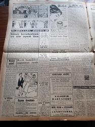 Cumhuriyet Gazetesi - 15 Temmuz 1959 - Nadir Nadi Köşe Yazısı - Büyük Millet Meclisi Bugün Toplantılarına Başlıyor - Milll Talebe Federasyonun Parçalanan Kongresi - Fuat Duyar'ın Ölümüne Sebep Olan Cezmi Çapa Dün Serbest Bırakıldı - Avrupa'ya Kumaş Satacağız - Türkiye'nin Reddettiği Rus Teklifi - İstanbul'daki 6 Bin Dilenciyi Milyoner 13 Kişi İdare Ediyor - Haritamızda Bir Nokta Yazan Fakir Baykurt Yazı Dizisi -  Kurtlar Ulurken Yazan Alix Andre Yazı Dizisi -  Ecnebi Bir Yolcunun Bavulunda 50 Bin Prezervatif Çıktı - Burhan Felek Köşe Yazısı - Atatürk'ün Yaveri Muzaffer Kılıç Dün Vefat Etti - Türkiye Güzeli Ezel Olcay Amerika'ya Zor Girebildi - Audry Hepburn Rolünü Yaptığı Kahramanı Ağlattı - Koruyucu Melekler Çizgi Roman - Uluç Ali Yazan Halikarnas Balıkçısı Yazı Dizisi - Fredo Çocuk Pudrası- Fenerbahçe Şampiyon Atletizm Genç Takımının Antrenörü Cemal Anadol -  Vefa Takımı Almanya'ya Gidiyor - Fenerbahçe Umumi Kaptanı İsmet İsmet Uluğ - Kuleli Gençlik Boğaziçi Kupasını Kazandı