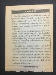 22 MAYIS 2004-TAKVİM YAPRAĞI,DOĞUM GÜNÜ HEDİYESİ-BİZİM ANADOLU TAKVİMLERİ,BİNGÖL DEPREMİ 878 ÖLÜ 1971,ANNELİK