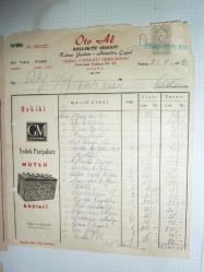 ADANA RAHMİ YARDIM ve ALEADDİN ÇOĞAL- ÇOĞAL TİCARET- OTO YAR -OTO AL - CHEVROLET ve GENERAL MOTOR BAYİİ 1964 YILI FATURA 3 ADET PULLU