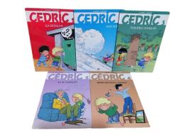 Cedric 1-2-3-4-5 (İlk Dersler,Kar Tatili,Tehlikeli Oyunlar,Ah Şu Sinekler,Benim Becerikli Babam)5 Cilt Takım