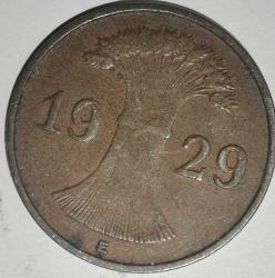 ALMANYA 1929 1 PFENNIG
