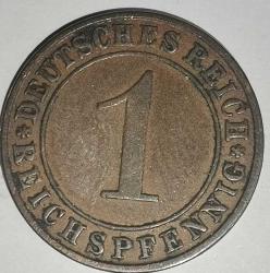 ALMANYA 1929 1 PFENNIG