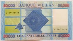 Lübnan 500000 ((50 Bin)) Livre 2019..