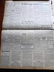 Yeni İstanbul Gazetesi - 19 Ocak 1956 - Halide Edip Adıvar Köşe Yazısı - Atatürk'ün Kızkardeşi Makbule Atadan Vefat Etti - Yunanistan'a Sızan Komünist Ajanlar - Doğu Almanya'da Ordu Kuracağını Bildirdi - Bütçe Komisyonunda Vali Fahrettin Kerim Gökay Hakkında İthamlar - Ankara Üniversitesinin Sert Açıklamasının Tesiri Görüldü - Marcus Antonius Çeviren Halide Edip Adıvar Yazı Dizisi - Kasım Gülek Dün Yaşar Doğu'yu Ziyaret Etti - Migros İçin 5 Milyon Liralık Kredi Temin Edilmiş - Doktor Semih Sümerman - Mustafa Nermi Köşe Yazısı - İstanbulluya Hilesiz Süt Temin Edecek Bir Sığır Çiftliği Kuruluyor - 6 7 Eylül Suçluları İzmir Ağır Cezasında - İzmit Semalarında Garip Bir Cisim - Tarhan Toker - Suni Peyk Florida Hava Üssünden Atılacak - Irak Petrol Satışı İle Halka Temiz Su İçiriyor - Grace Kelly Monako Prensi İle Carlton Otelinin 875 Numaralı Odasında Tanışmıştı - Kızlararası Voleybol Maçları Eminönü Lokalinde Devam Etti - Monte Carlo Rallisi - Adalet Takımı İspanya'da Maç Yapacak - Opon