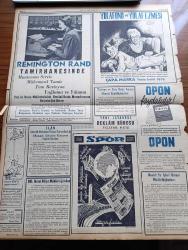 Yeni İstanbul Gazetesi - 19 Ocak 1956 - Halide Edip Adıvar Köşe Yazısı - Atatürk'ün Kızkardeşi Makbule Atadan Vefat Etti - Yunanistan'a Sızan Komünist Ajanlar - Doğu Almanya'da Ordu Kuracağını Bildirdi - Bütçe Komisyonunda Vali Fahrettin Kerim Gökay Hakkında İthamlar - Ankara Üniversitesinin Sert Açıklamasının Tesiri Görüldü - Marcus Antonius Çeviren Halide Edip Adıvar Yazı Dizisi - Kasım Gülek Dün Yaşar Doğu'yu Ziyaret Etti - Migros İçin 5 Milyon Liralık Kredi Temin Edilmiş - Doktor Semih Sümerman - Mustafa Nermi Köşe Yazısı - İstanbulluya Hilesiz Süt Temin Edecek Bir Sığır Çiftliği Kuruluyor - 6 7 Eylül Suçluları İzmir Ağır Cezasında - İzmit Semalarında Garip Bir Cisim - Tarhan Toker - Suni Peyk Florida Hava Üssünden Atılacak - Irak Petrol Satışı İle Halka Temiz Su İçiriyor - Grace Kelly Monako Prensi İle Carlton Otelinin 875 Numaralı Odasında Tanışmıştı - Kızlararası Voleybol Maçları Eminönü Lokalinde Devam Etti - Monte Carlo Rallisi - Adalet Takımı İspanya'da Maç Yapacak - Opon