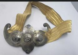 osmanlı türk kemeri, gelin kemeri gümüş kaplama