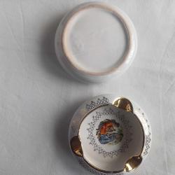 Fragonard Desenli Porselen Kül Tabağı,Altın detaylı ,2 adet