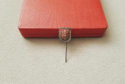 ESKİ - HARP AKADEMİLERİ ASKERİ ROZET - MADALYA ( SICAK MİNELİ MODEL ) C681