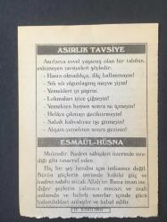 15 KASIM 2004 -TAKVİM YAPRAĞI-DOĞUM GÜNÜ HEDİYESİ-BİZİM ANADOLU TAKVİMLERİ,RAMAZAN BAYRAMI 2.GÜNASIRLIK TAVSİYE,ESMAÜL HÜSNA