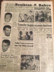 YENİ SABAH GAZETESİ  1 TEMMUZ 1960 YIL :23 SAYI :7651---Y.Soruşturma Kurulu Açıklandı ---9 Subay Hadisesi Sabıkların Tertibidir ---Seçmen Kütükleri Hazırlığı ---Anadolu  tüccarının İstanbul  tüccarına borcu  :1 milyar lira ---İzmir de 27 kişi daha  nezaret altına alındı ---Emniyet müdürlüğünü bombalamak  isteyen bir  esrarkeş  sapık tutuldu ---Oktay Engin in  babası ,oğlumun hadiselerle  ilgisi yok diyor ---Ocakları  söndürmeli: Siyavuşgil ----Din ve iman hürriyetleri mevzuunu  cesaret ve  ehemmiyetle  ele almalıyız --Sinemalar ,Tiyatrolar ,Radyo Programları --İşsizliğe  mani olmak  için çareler aranıyor ---Radyo Kumandanlığının Daveti Geniş Alaka Gördü ----Gedik  oturduğu  eve 3 sene kira ödememiş --Son gelen  plakların içinde Our Waltz Night ---Beşiktaş -Fenerbahçe  --Transfer bugün resmen başlıyor ---Futbol Federasyonu Yine Faik Gökay Kuracak ---Fenerbahçe de Reis Hasan Kamil Sporel ---Güven Önüt ,Kadri Aytaç ---2 yıldırım düştü  iki kişi  öldü ---2 Sabık Mebus Daha Yakalandı ---
