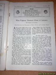 THE NATİONAL GEOGRAPHİC MAGAZİNE / AUGUST 1940  / NATİONAL GEOGRAPHİC SOCİETY / VİNTAGE MAGAZİNE / İNGİLİZCE DERGİ / (SAYFA ARALIĞI 141/272) / WEST VİRGİNİA TREASURE CHEST OF INDUSTRY - ENRİQUE C. CANOVA / THROUGH THE MOUNTAİN STATE - WENTZEL AND STEWART / BRİTAİN JUST BEFORE THE STORM - AMOS BURG / CANALS AND PAGEANTS OF PEACETİME ENGLAND / MAN'S CLOSEST COUNTERPARTS - WİLLİAM M. MANN / APES OF JUNGLE AND MOUNTAİN - ELİE CHEVERLANGE / ALONG ENGLAND'S HARASSED COAST / WANDERERS AWHEEL İN MALTA - RİCHARD WALTER / AĞUSTOS 1940 / HAFİF YIPRANMALARI MEVCUT