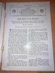 THE NATİONAL GEOGRAPHİC MAGAZİNE / MARCH 1956 / NATİONAL GEOGRAPHİC SOCİETY / VİNTAGE MAGAZİNE / İNGİLİZCE DERGİ / (SAYFA ARALIĞI 299/440) / HİGH ROAD İN THE PYRENEES - H.V. MORTON & JUSTİN LOCKE / MEN WHO MEASURE THE EARTH - ROBERT CONLY & JOHN E. FLETCHER / FOSSİLS LİFT THE VEİL OF TİME - HARRY S. LADD & ROLAND W. BROWN / PEOPLE AND PENGUİNS OF THE FARAWAY FALKLANDS - OLİN SEWALL PETTİNGİLL JR. / EXPEDİTİON TO THE LAND OF THE TİWİ - CHARLES P. MOUNTFORD / MART 1956 / HAFİF YIPRANMALARI MEVCUT