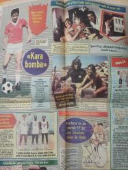 Milliyet Spor Gazetesi - 28 Eylül 1981 - Alman Milli Takım Teknik Direktörü Derwall - Turgay Şener ''Milli Takım oyuncusu ve antrenörü ile artık zirve değil'' - Lefter ''Günde iki kere değişen takım hiç olur mu'' dediler fotoğraf ve haberi - Gazete haberi - Tek Yaprak Arkalı Önlüdür