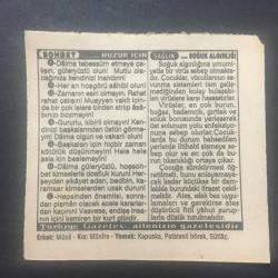 13 OCAK 1995 -TAKVİM YAPRAĞI-DOĞUM GÜNÜ HEDİYESİ-TÜRKİYE GAZETESİ TAKVİMİ,MEDİNE MÜDAFASINDA FAHREDDİN PAŞANIN TESLİMİ 1919,YENİ İSTANBUL ÜNİVERSİTESİNİN AÇILIŞI,1863,HUZUR İÇİN,SOĞUK ALGINLIĞI