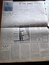 Yeni İstanbul Gazetesi - 5 Şubat 1956 - Karakış Bütün Şiddetiyle Bastırdı - Avrupa'da Soğuktan Ölenlerin Sayısı 100 - Askeri Birliklere Ve Polise Hazırol Emri Verildi Boğazda Mayın Görüldü - İngiltere Kraliçesi Elizabeth Şahane Tuvaleti İle - Demokrat Parti Haysiyet Divanının Hamit Şevket İnce Hakkında Ağır İthamları - Cemal Kıpçak Haysiyet Divanına Sevkedildi - Gog Yazan Giovanni Papini Yazı Dizisi -  Belediye Zabıtası Polisten Ayrılacak - Yılan Hikayesine Dönen Elektrikli Trenin Arızası Yakında Çözülecek - Gizli Vazife Aşk Ve Macera Romanı Yazı Dizisi - Türk Bulgar Hudut Taşları Düzeltilecek - Ahlak Dersleri Hakkında Sözlü Soru - Kuveyt Emiri Şeyh Abdullah Geçen Yıl Petrolden 75 Milyon İngiliz Kazandı - Çocuk Sayfası - Pazar Konuşması Yazan Baydar Derler - Müzik Kronikleri Yazan Fikret Çiçekoğlu - Ankara İstanbul Radyosu Programı - 1956 Bahar Ve Yaz Kreasyonları - Basketbol Lig Maçlarına Bugün İTÜ Salonunda Devam Edilecek - Tiyatro Kronikleri - Macar Futbolcuları Taksim'de