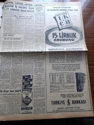 Yeni İstanbul Gazetesi - 5 Şubat 1956 - Karakış Bütün Şiddetiyle Bastırdı - Avrupa'da Soğuktan Ölenlerin Sayısı 100 - Askeri Birliklere Ve Polise Hazırol Emri Verildi Boğazda Mayın Görüldü - İngiltere Kraliçesi Elizabeth Şahane Tuvaleti İle - Demokrat Parti Haysiyet Divanının Hamit Şevket İnce Hakkında Ağır İthamları - Cemal Kıpçak Haysiyet Divanına Sevkedildi - Gog Yazan Giovanni Papini Yazı Dizisi -  Belediye Zabıtası Polisten Ayrılacak - Yılan Hikayesine Dönen Elektrikli Trenin Arızası Yakında Çözülecek - Gizli Vazife Aşk Ve Macera Romanı Yazı Dizisi - Türk Bulgar Hudut Taşları Düzeltilecek - Ahlak Dersleri Hakkında Sözlü Soru - Kuveyt Emiri Şeyh Abdullah Geçen Yıl Petrolden 75 Milyon İngiliz Kazandı - Çocuk Sayfası - Pazar Konuşması Yazan Baydar Derler - Müzik Kronikleri Yazan Fikret Çiçekoğlu - Ankara İstanbul Radyosu Programı - 1956 Bahar Ve Yaz Kreasyonları - Basketbol Lig Maçlarına Bugün İTÜ Salonunda Devam Edilecek - Tiyatro Kronikleri - Macar Futbolcuları Taksim'de
