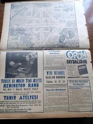 Yeni İstanbul Gazetesi - 5 Şubat 1956 - Karakış Bütün Şiddetiyle Bastırdı - Avrupa'da Soğuktan Ölenlerin Sayısı 100 - Askeri Birliklere Ve Polise Hazırol Emri Verildi Boğazda Mayın Görüldü - İngiltere Kraliçesi Elizabeth Şahane Tuvaleti İle - Demokrat Parti Haysiyet Divanının Hamit Şevket İnce Hakkında Ağır İthamları - Cemal Kıpçak Haysiyet Divanına Sevkedildi - Gog Yazan Giovanni Papini Yazı Dizisi -  Belediye Zabıtası Polisten Ayrılacak - Yılan Hikayesine Dönen Elektrikli Trenin Arızası Yakında Çözülecek - Gizli Vazife Aşk Ve Macera Romanı Yazı Dizisi - Türk Bulgar Hudut Taşları Düzeltilecek - Ahlak Dersleri Hakkında Sözlü Soru - Kuveyt Emiri Şeyh Abdullah Geçen Yıl Petrolden 75 Milyon İngiliz Kazandı - Çocuk Sayfası - Pazar Konuşması Yazan Baydar Derler - Müzik Kronikleri Yazan Fikret Çiçekoğlu - Ankara İstanbul Radyosu Programı - 1956 Bahar Ve Yaz Kreasyonları - Basketbol Lig Maçlarına Bugün İTÜ Salonunda Devam Edilecek - Tiyatro Kronikleri - Macar Futbolcuları Taksim'de