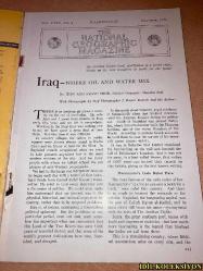 THE NATİONAL GEOGRAPHİC MAGAZİNE / OCTOBER 1958 / NATİONAL GEOGRAPHİC SOCİETY / VİNTAGE MAGAZİNE / İNGİLİZCE DERGİ / (SAYFA ARALIĞI 443-592) / IRAQ - WHERE OİL AND WATER MİX - JEAN AND FRANC SHOR & J. BAYLOR ROBERTS / NATURE CARVES FANTASİES İN BRYCE CANYON - WİLLİAM BELKNAP JR. / FLİGHT OF THE PLATYPUSES - DAVİD FLEAY / THE ISLANDS CALLED FİJİ - LUİS MARDEN / SWİTZERLAND'S ONCE IN A GENERATİON FESTİVAL - JEAN AND FRANC SHOR / THEODORE ROOSEVELT A CENTENNİAL TRİBUTE - BART MCDOWELL / MAPS KEEP PACE WİTH WORLD EVENTS / EKİM 1958 / HAFİF YIPRANMALARI MEVCUT