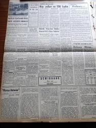 Yeni İstanbul Gazetesi - 14 Ocak 1956 - Mareşal Tito Bağdad Paktına Hücum Ediyor - Büyük Millet Meclisi'nin Dünkü Toplantısında Çok Sert Ve Heyecanlı Tartışmalar Oldu - Başvekil Adnan Menderes İstanbul'a Hareket Etti - Seçim Kanunu Eski Haline Dönüyor - Hürriyet Partisinin İstanbul Teşkilatı Hala Kurulamadı - Nazım Bezmen Demokrat Parti'den İstifa Etti - Marcus Antonius Çeviren Halide Edip Adıvar - Eyüp Ve Civarında İnşaat Yapılmayacak - Columbia Üniversitesi Rektörü Grayson Kirk'in Basın Toplantısı - Tiyatro Kronikleri Halanın Mirası Piyesi - Gizli Vazife Aşk Ve Macera Romanı Yazı Dizisi - Poujadeistler Faşist Olarak İlan Edildi - Gazeteci Frederic Holsinger'in Filistin Meselesine Dair Teklifi - Ortaşark'ta Petrol İstihsali 1955'te 160 Milyon Tondur - Anadolu Abideleri Yazan Aziz Ogan - Radniçki İlk Maçını Bugün Adalet Takımı İle Yapıyor - Macaristan Maçı İçin Portatif Tribünler - Vefa Takımında Tasfiye Hazırlığı - F. C. Wien Bursa'ya Gidiyor - İstanbul Belediyesi Şehir Tiyatrosu
