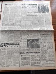 Zafer Gazetesi - 18 Ekim 1959 - Başvekil Adnan Menderes Bugün İstanbul'a Geliyor - Ham Afyon Alım Fiyatı Belli Oldu - General Marshall Vefat Etti - Etna Yanardağı Lav Kusuyor - Olimpiyat Oyunları - Savunma Endüstrimiz Yeni Tesislere Kavuşuyor - Tıp Fakültesi İmtihanları İptal Edildi - Büyük Kumar Yazan Thomas R. Costain Yazı Dizisi - Birinci Türk Sanatları Kongresi Yarın Açılıyor - Devlet Operası Umum Müdürü Necil Kazım Akses Dün Vefat Etti - Kruşçev'e Göre Amerika'da Tek Kırmızı Otomobil - Amerika'da Çelik Grevi Doksan Dördüncü Gününde - Avusturya Mülteci Yılının Açılışı - Sing Seng'de Baş Gardiyanının Not Defterinden Yazan Johny J. Sheehy Yazı Dizisi - Güreşçilerimiz Yedi Sıklette Galip Geldi - At Yarışları Dünkü Neticeler - Gençlerbirliği 3 Vefa 0 - Fenerbahçe 3  Hacettepe 1 - İzmir Milli Lig Maçları - At Yarışları Tahminleri -  Adalet 2  Karşıyaka 1 - İzmirspor 1 Beykoz 1 - Türkiye Emlak Kredi Bankası -  Ziraat Bankası - Amerika'ya Rusya'ya Sert Bir Nota Verdi - Eroin Şebekesi