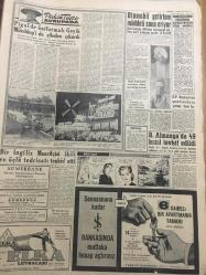 YENİ SABAH GAZETESİ 12 ARALIK 1959 YIL :22 SAYI : 7463---Kabine de değişiklik ---Türk lirası ,dış piyasada  kıymetinden kaybediyor ---Aksal Milli muhalefet  cephesi lazım diyor ---Şehir Tiyatrolarında  aylıklar artırılıyor --1960 Yılında büyük istimlak hareketlerine  girişilmeyecek ---Amerika Kurmay Başkanı De Gaulle ü İtham Etti ---Zarar ve kar : Siyavuşgil ---Sinemalar ,Tiyatrolar ,Radyo Programları ---Otomobil  getirtme müddeti  sona eriyor ---B.Almanya da 49 kızıl  tevkif edildi ---Sinema : Hayat Ağacı,  O Gece ---Galatasaray ,İzmir de  son  şansını deniyor ---Fenerbahçe için en büyük tehlike : İsviçre li hakemler ---Güre Galatasaray  İdare Heyetinin  İstifasını 3 Noktada Topluyor --Molnar ,Fenerbahçe gece antrenman  yaptırmak  istiyor ---B.Milli Takımı 26 Aralıkta Açıklanak ---Voleybol Avrupa Kupasına Katılıyoruz ---P. Nehru Amerika dan  askeri  yardım istemiyor ---