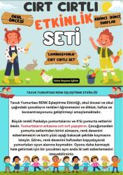 Cırt Cırtlı Etkinlik Eğitim Seti (Okul Öncesi ve 1.2. Sınıflar)