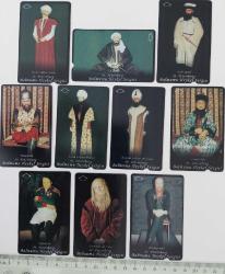 DÜNYA MEŞHURLARI BALMUMU HEYKEL SERGİSİ TELEFON KARTLARI 30 KONTÖRLÜK TAM SET 10 ADET 2HH2R1